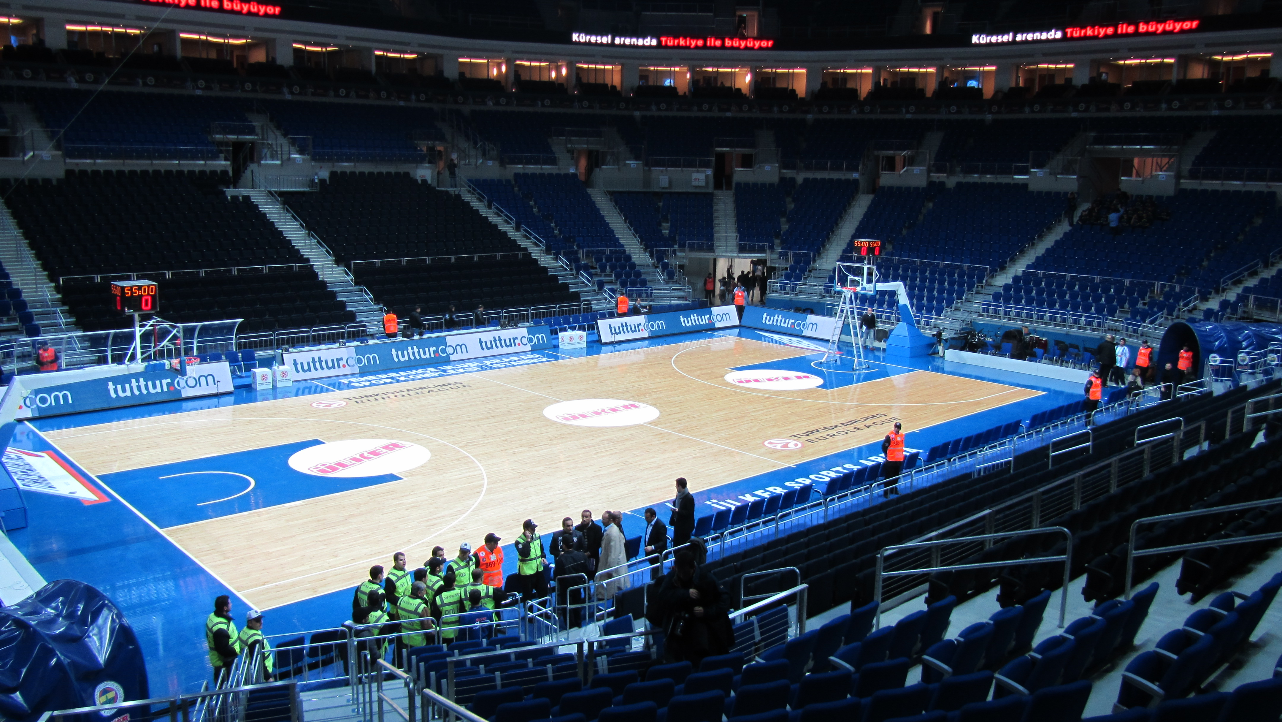Ülker Spor ve Etkinlik Salonu (Ülker Arena) iç mekân